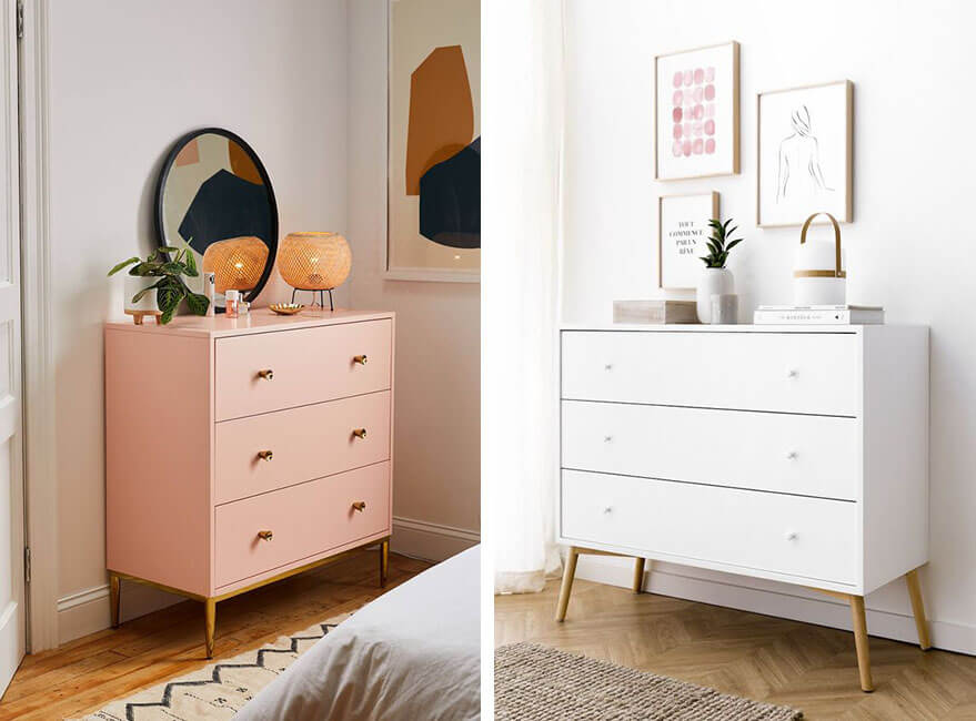 10 formas para decorar encima de una comoda