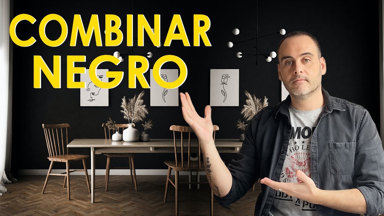 los 10 colores que mejor combinan con el negro en decoracion